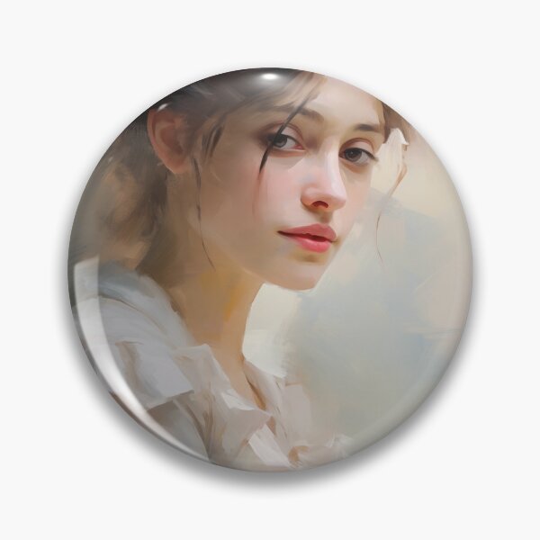 Item preview, Portrait - Shy Lady | Dark Academia designed and sold by AniDragonfly.