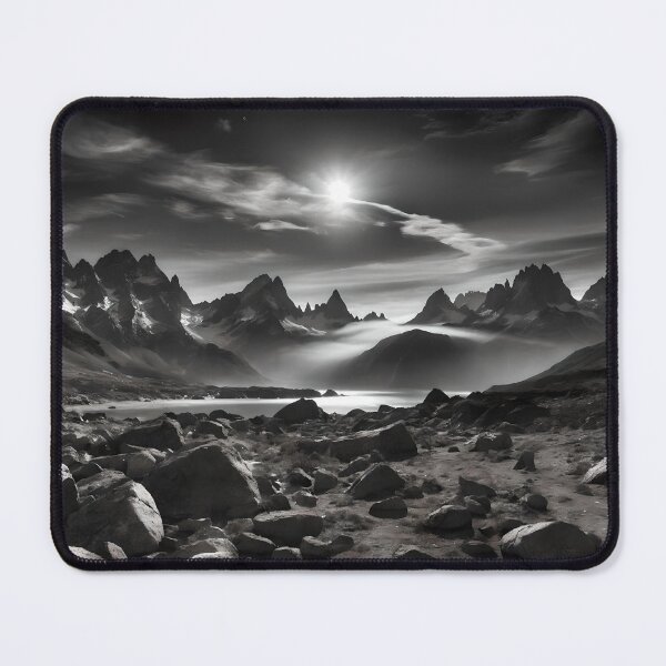 Item preview, Sunlit Serenity: HDR Monochromatic Landscape Art designed and sold by ShadeScapeArt.