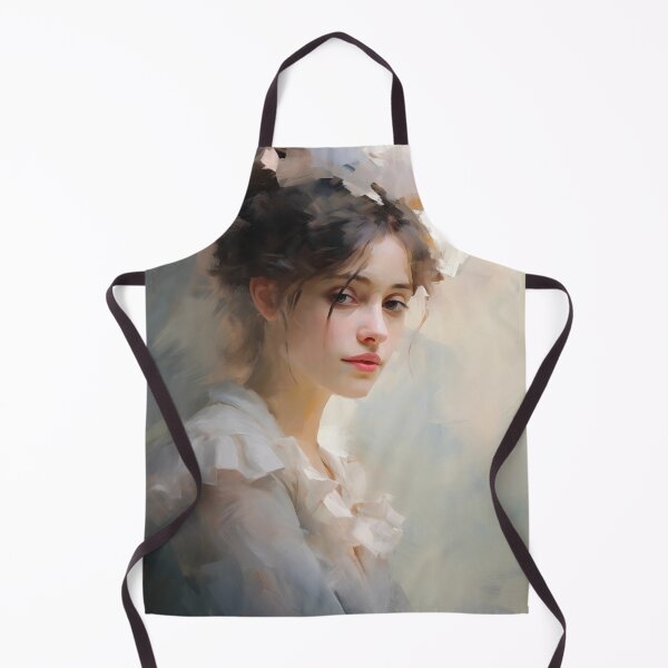 Item preview, Portrait - Shy Lady | Dark Academia designed and sold by AniDragonfly.