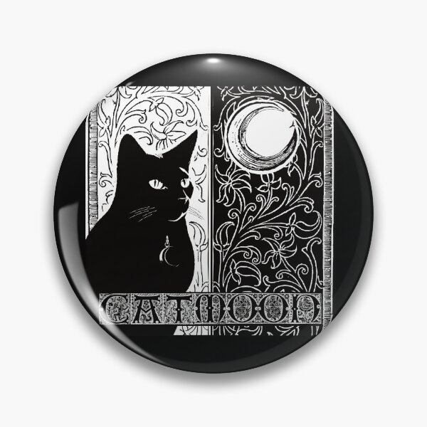 Item preview, Catmoon medieval woodcut designed and sold by Ricogfx.