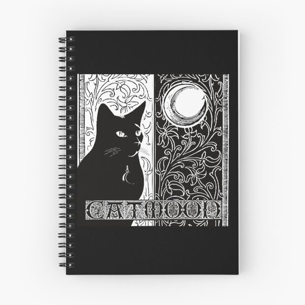 Item preview, Catmoon medieval woodcut designed and sold by Ricogfx.