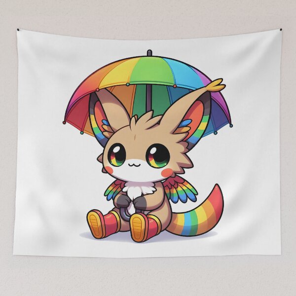 Item preview, Kawaii Xenops With Rain Boots designed and sold by CanvasCutie.
