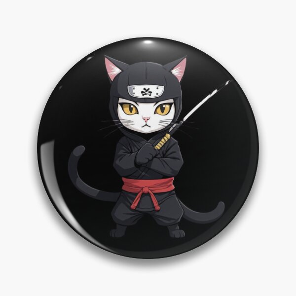 Item preview, Anime style ninja cat ,Miau Miau designed and sold by morel95.