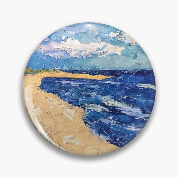 Item preview, Beach | Painting in the style of Vincent van Gogh designed and sold by ComicsFactory.