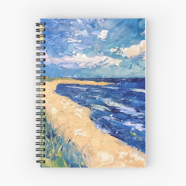 Item preview, Beach | Painting in the style of Vincent van Gogh designed and sold by ComicsFactory.