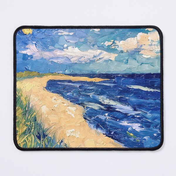 Item preview, Beach | Painting in the style of Vincent van Gogh designed and sold by ComicsFactory.