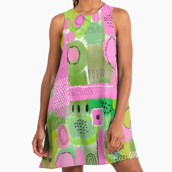 Pink And Green Dresses for Sale | Redbubble Pink And Green Dresses for Sale | Redbubble