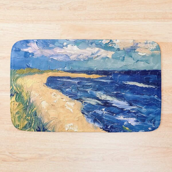 Item preview, Beach | Painting in the style of Vincent van Gogh designed and sold by ComicsFactory.