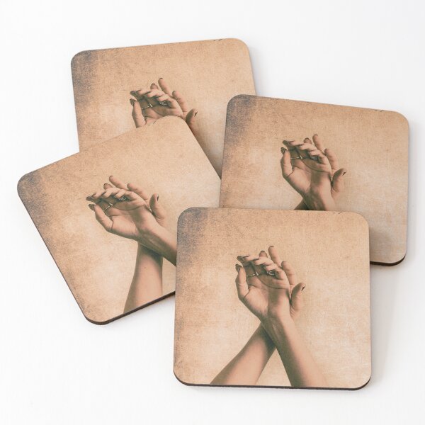Item preview, "Entwined Hands" vintage art designed and sold by Drawings Project.