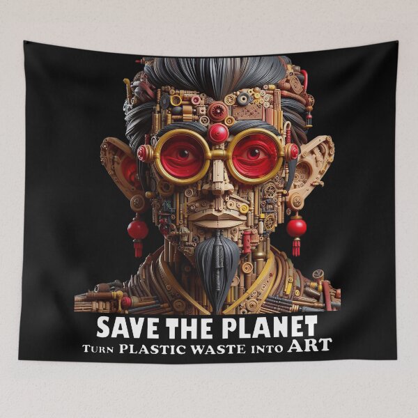Item preview, Save the Planet Turn plastic waste into art 5 designed and sold by PictaNova.
