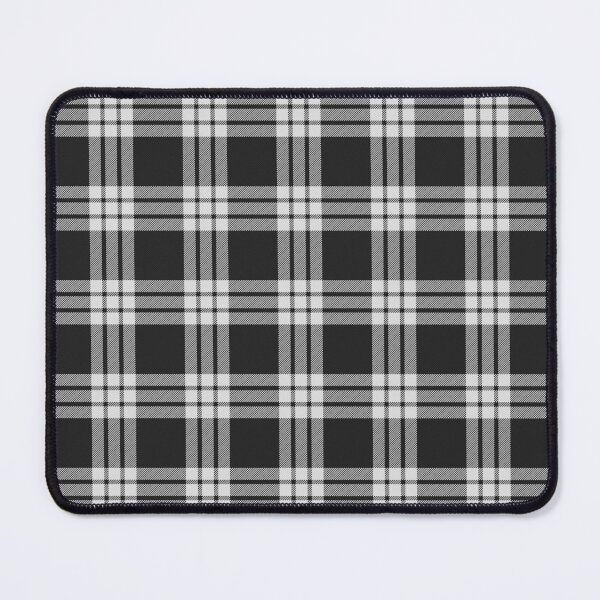 Item preview, MacFarlane Black and White Modern Tartan - Detailed designed and sold by DiscoGypsyFish.