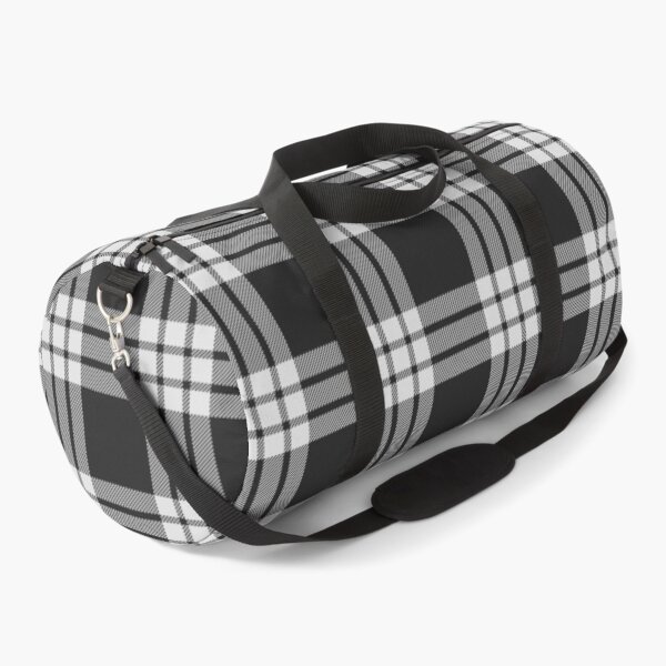 Item preview, MacFarlane Black and White Modern Tartan - Detailed designed and sold by DiscoGypsyFish.