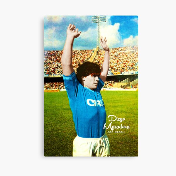 DIEGO MARADONA NAPOLI CALCIO ARGENTINA FOOTBALL SOCCER SUPER COOL POSTER Canvas Print
