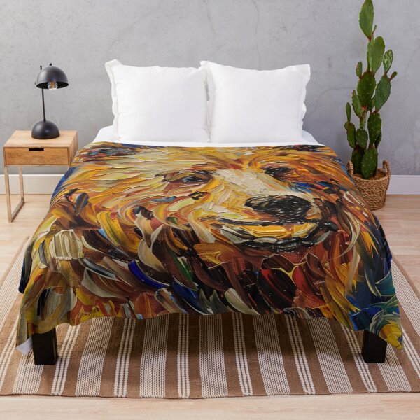 Item preview, Bear | Painting in the style of Vincent van Gogh designed and sold by ComicsFactory.