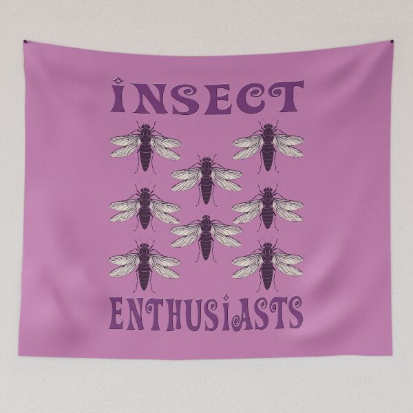 Item preview, Cicada pattern Insect Enthusiasts entomology violet designed and sold by AlchemyColor.