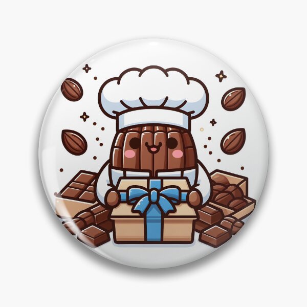 Item preview, Kawaii Chocolatier With Cocoa Bean Hat designed and sold by CanvasCutie.