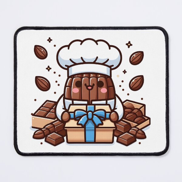 Item preview, Kawaii Chocolatier With Cocoa Bean Hat designed and sold by CanvasCutie.