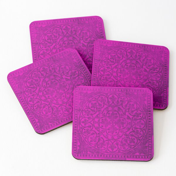 Item preview, Ornate purple tiles designed and sold by SpectraScope.