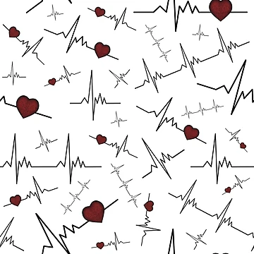 Artwork thumbnail, Cardiogram pattern by Cherevan