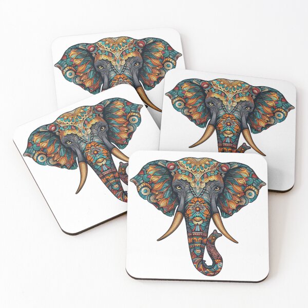 Item preview, Mandala Elephant Head Design 12 of 12 designed and sold by Jenson Major.