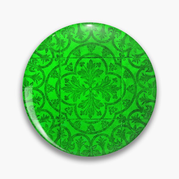 Item preview, Ornate green tiles designed and sold by SpectraScope.
