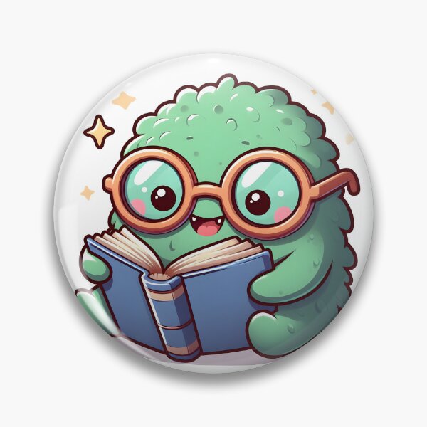 Item preview, Kawaii Charming Golem With A Pair Of Glasses designed and sold by CanvasCutie.