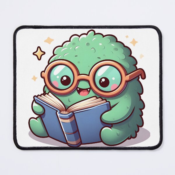 Item preview, Kawaii Charming Golem With A Pair Of Glasses designed and sold by CanvasCutie.
