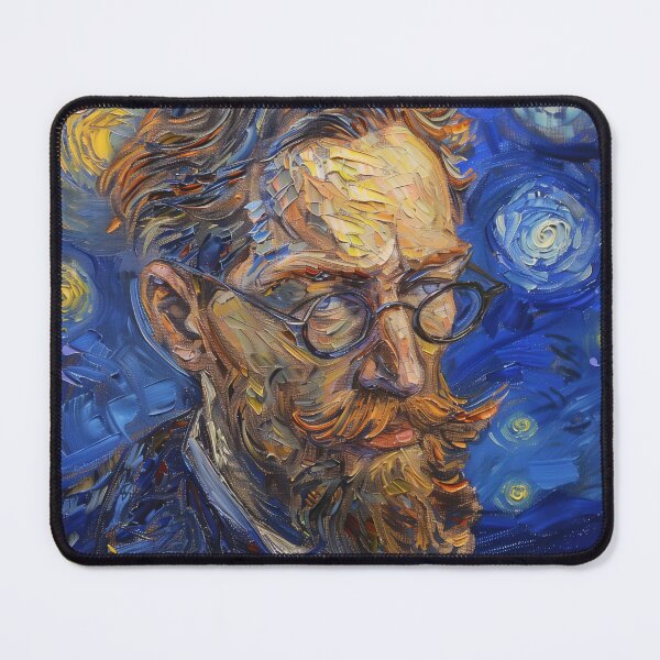 Item preview, Bedřich Smetana | Painting in the style of Vincent van Gogh designed and sold by ComicsFactory.