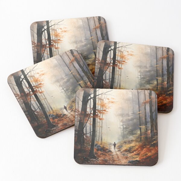 Item preview, Hiking Through Autumnal Fog designed and sold by Shirtastically.
