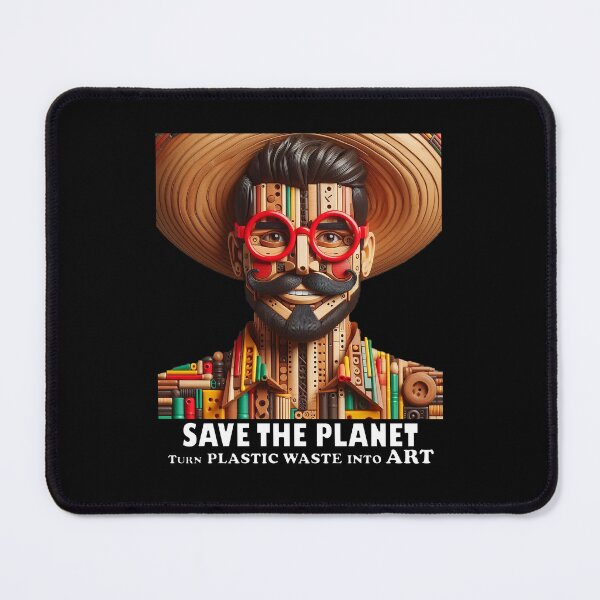 Item preview, Save the Planet Turn plastic waste into art 7 designed and sold by PictaNova.