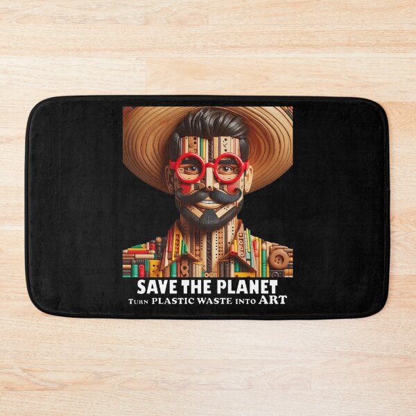 Item preview, Save the Planet Turn plastic waste into art 7 designed and sold by PictaNova.