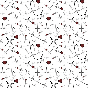 Artwork thumbnail, Cardiogram pattern by Cherevan