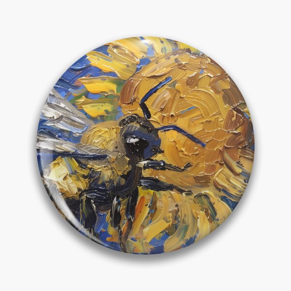 Item preview, Bee | Painting in the style of Vincent van Gogh designed and sold by ComicsFactory.