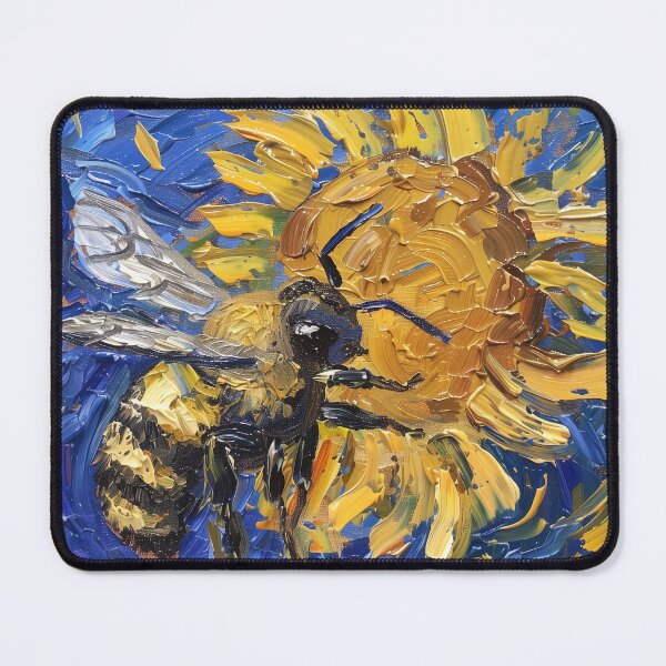 Item preview, Bee | Painting in the style of Vincent van Gogh designed and sold by ComicsFactory.