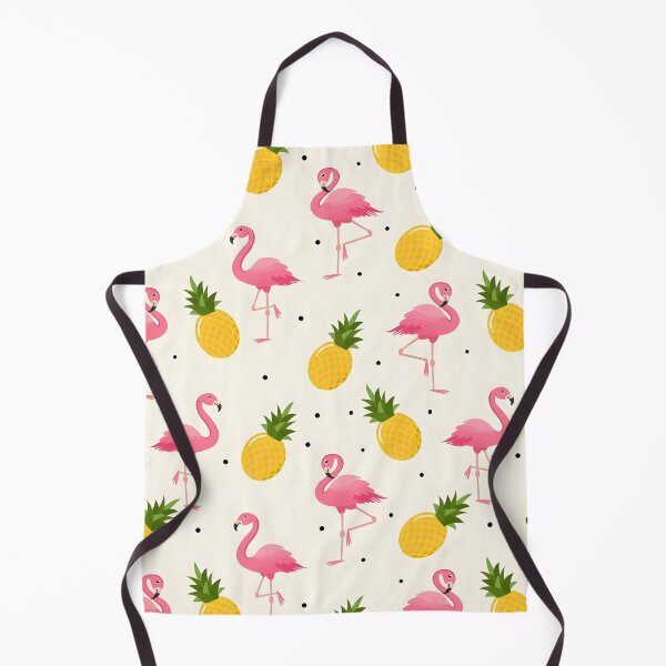 Item preview, Summer patterns with flamingos and pineapples designed and sold by revsdesign.