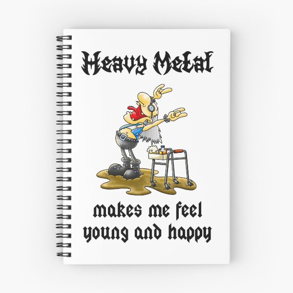 Item preview, Heavy Metal makes me feel young and happy designed and sold by ollibabu.