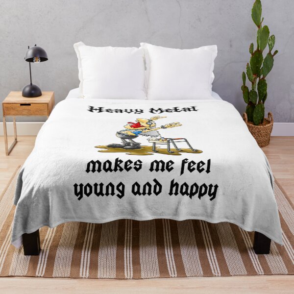 Item preview, Heavy Metal makes me feel young and happy designed and sold by ollibabu.