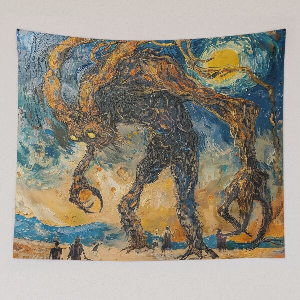 Item preview, Behemoth | Painting in the style of Vincent van Gogh designed and sold by ComicsFactory.