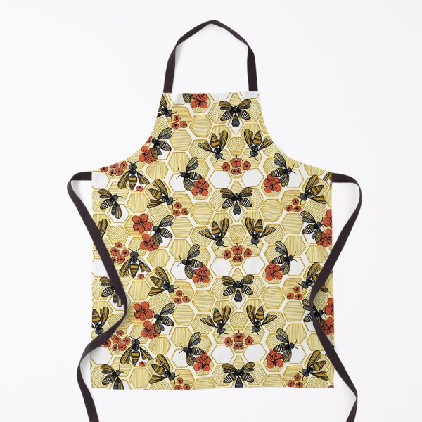 Item preview, Bees pattern vintage designed and sold by revsdesign.
