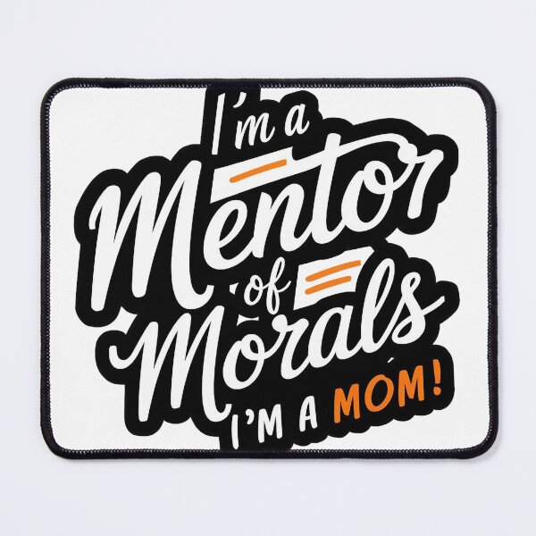 Item preview, Inspirational Mom T-Shirt, Mentor of Morals, Unique Mom's Day Gift, Comfy Casual Graphic Tee, Bold Statement Shirt for Mothers designed and sold by Zeng-Graphics.
