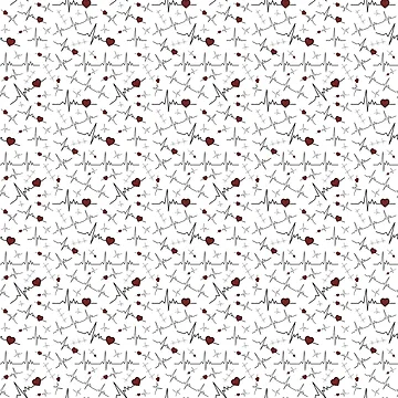 Artwork thumbnail, Cardiogram pattern by Cherevan