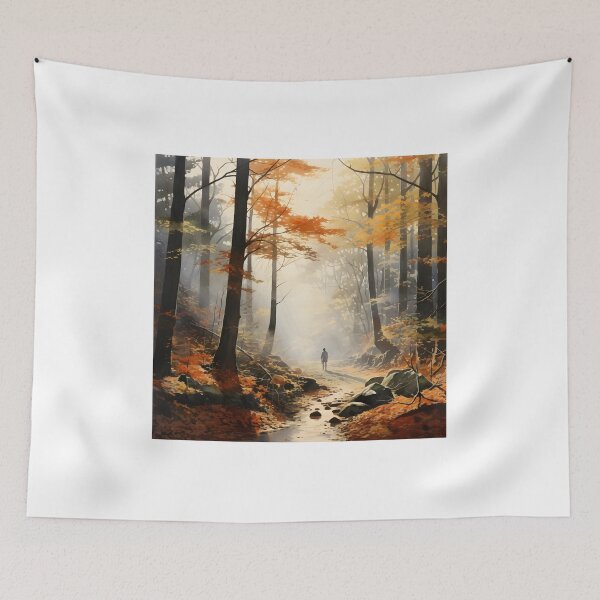 Item preview, Autumnal Fog Hiking Adventure designed and sold by Shirtastically.