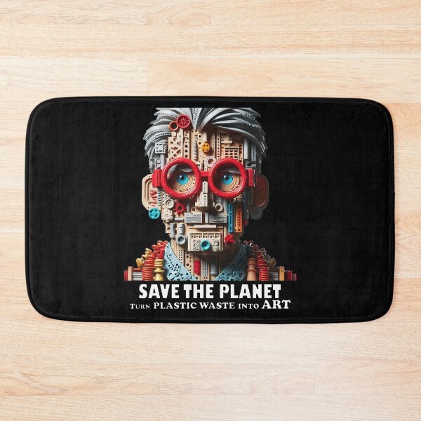 Item preview, Copy of Save the Planet Turn plastic waste into art 7 designed and sold by PictaNova.