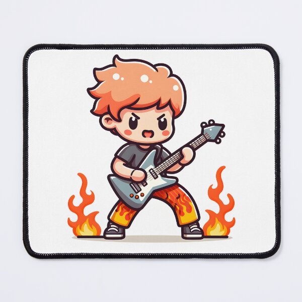Item preview, Kawaii Rockstar: Flame-Patterned Pants designed and sold by CanvasCutie.