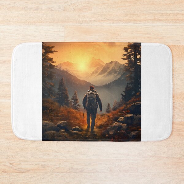 Item preview, Hiking Solitude: A Journey Through the Foggy Forest designed and sold by Shirtastically.
