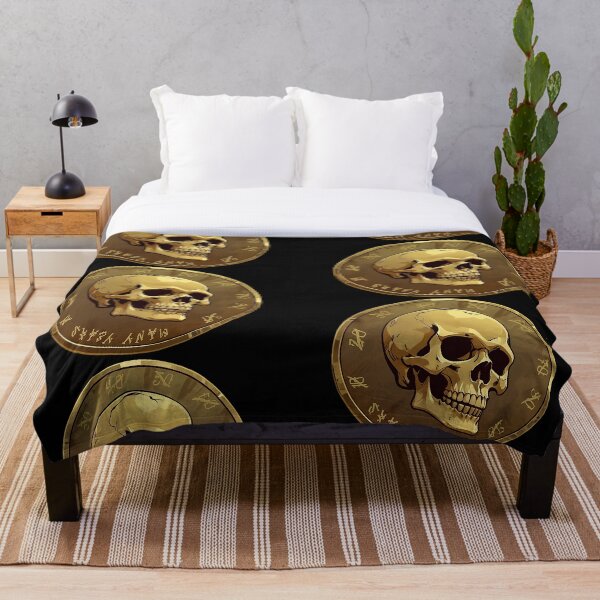 Item preview, Diseño de calavera de moneda antigua de dinero mortal designed and sold by OnPointOutfits.