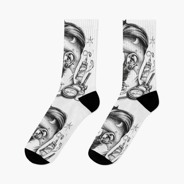 Item preview, Barber Style Tattoo Design 11 of 12 designed and sold by Jenson Major.