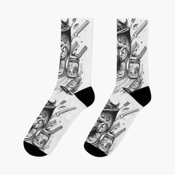 Item preview, Barber Style Tattoo Design 12 of 12 designed and sold by Jenson Major.