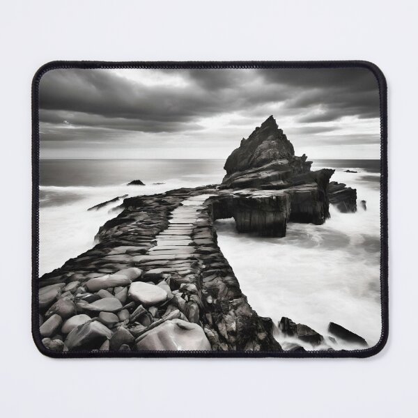 Item preview, Oceanic Rhapsody: HDR Monochromatic Abstract Seascape designed and sold by ShadeScapeArt.