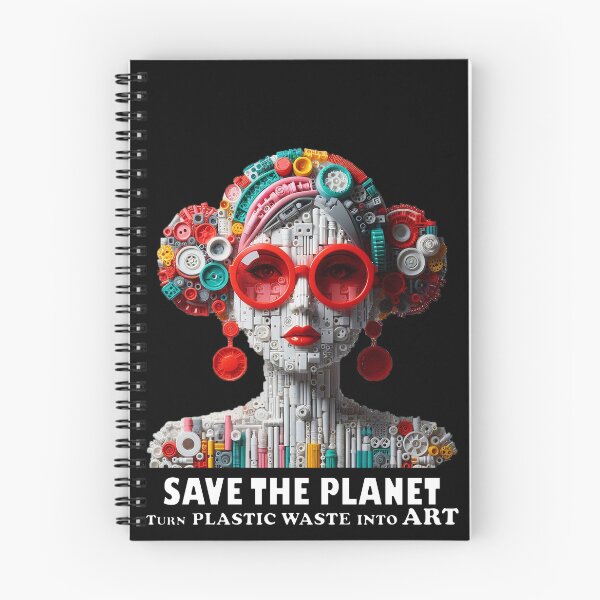 Item preview, Save the Planet Turn plastic waste into art 9 designed and sold by PictaNova.